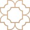 Ekena Millwork 41W x 41H x 38T Small Anderson Decorative Fretwork Wood Ceiling Panels, Hickory CELW41X41X0375ANDHI - alternate 2
